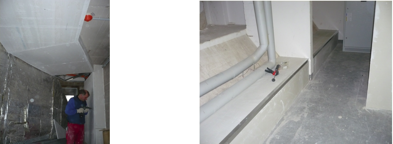 Brandschottungen und Promatverkleidungen in einem Kaufhaus im Raum Braunschweig