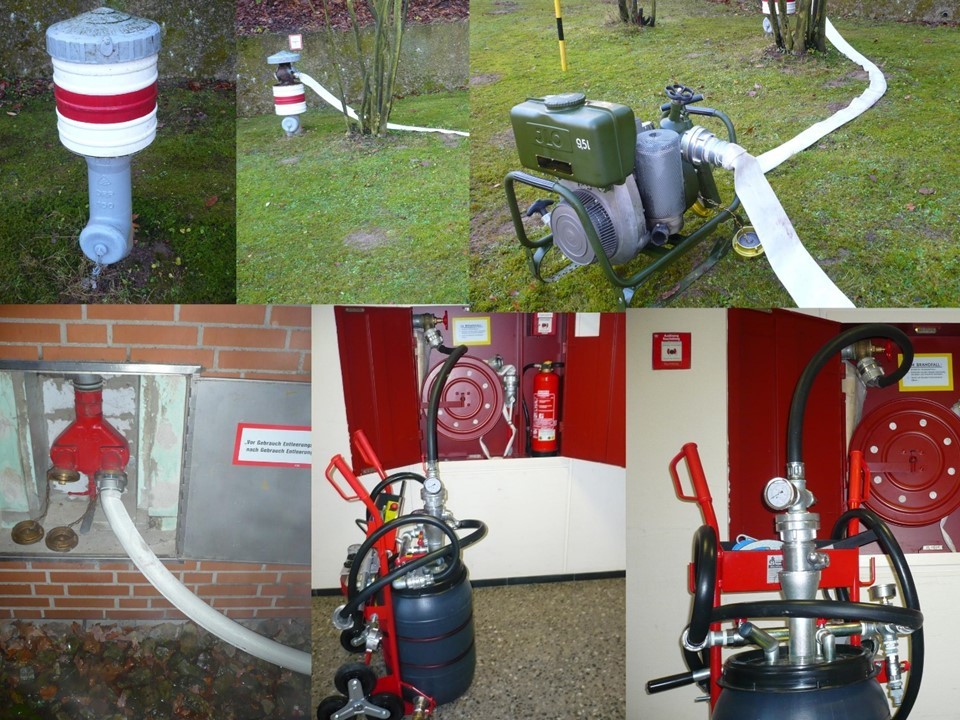 Wartung Steigleitung trocken